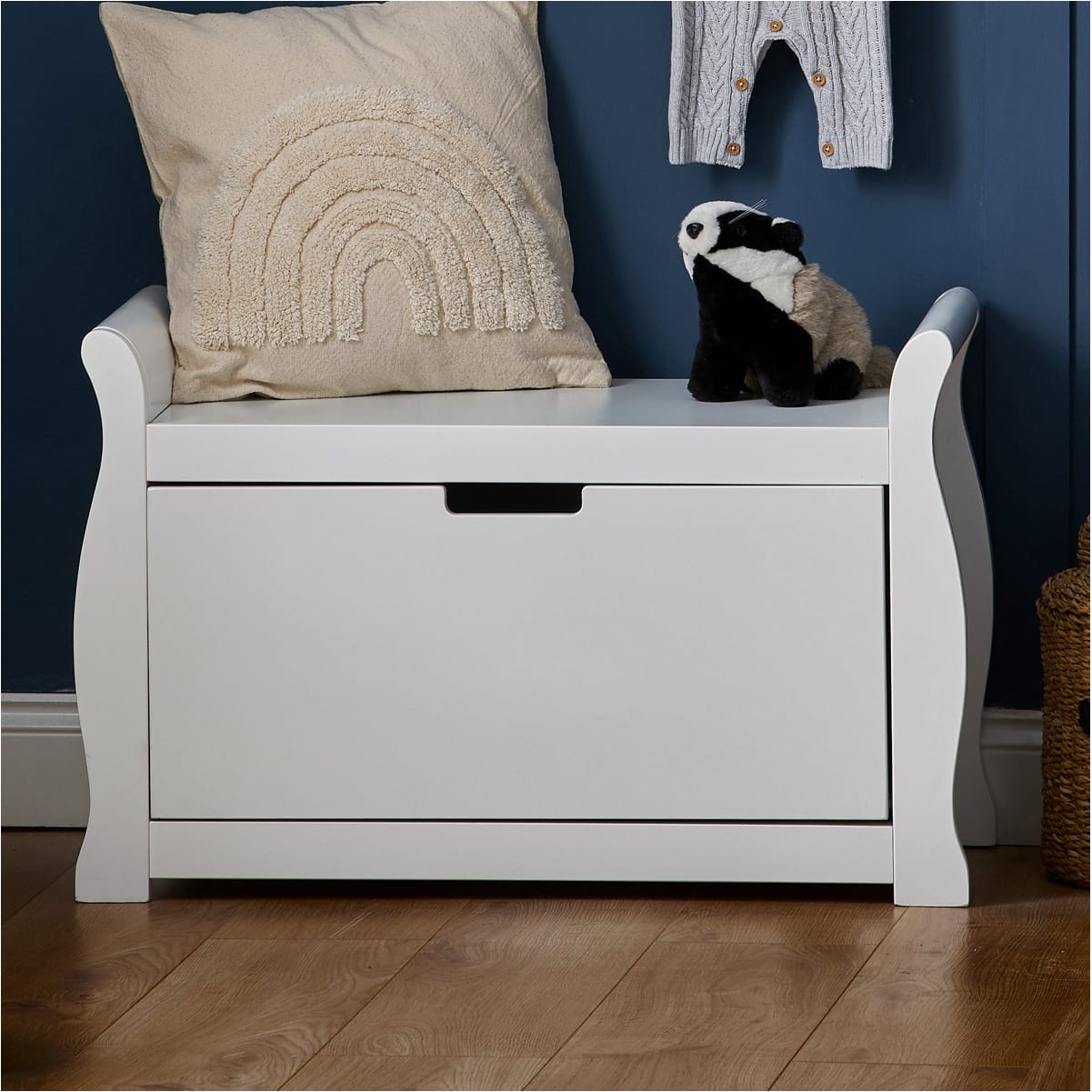 Obaby Stamford Toy Box - White