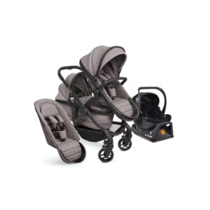 iCandy Peach 7 Double with Cocoon Car Seat & Base Porcini