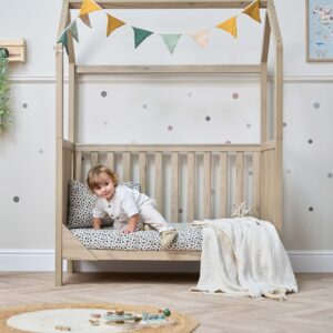 Casa 3 in 1 cot bed distressed oak 13