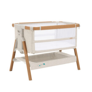Cozee xl crib scandinavian walnut ecru