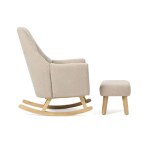 Jonah rocking chair & footstool, stone 17