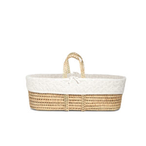 Mamas & Papas Moses Basket White Cable