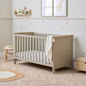 Tutti Bambini Misha 3in1 Cot Bed - Mushroom/Golden Oak