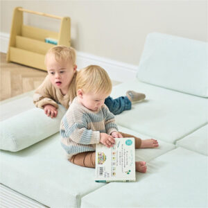 Playrama Montessori Kids Play Sofa Sea Mist (5)