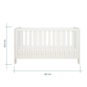 Tutti bambini alba cot bed essentials white (5)