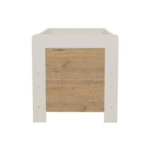 Tutti bambini alba cot bed white sand distressed oak (7)