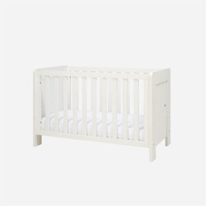 Tutti bambini alba mini cot bed essentials white (2)