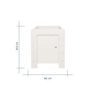 Tutti bambini alba mini cot bed essentials white (4)