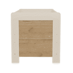 Tutti bambini alba mini cot bed white sand distressed oak (5)