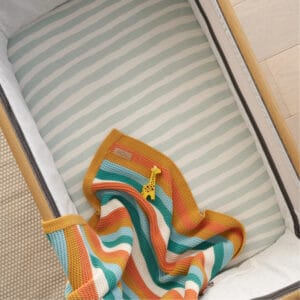 Tutti Bambini Bedside Crib Fitted Sheets 2pk Run Wild (2)