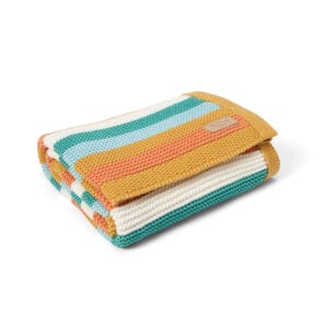 Tutti Bambini Chunky Knitted Baby Blanket - Run Wild