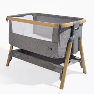 Tutti bambini cozee air bedside crib oak charcoal (11)
