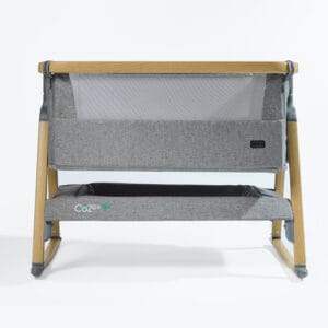 Tutti bambini cozee air bedside crib oak charcoal (12)