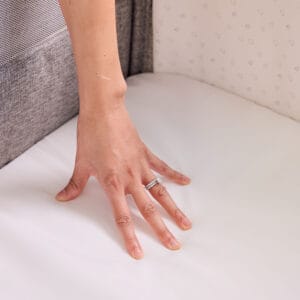 Tutti bambini cozee air bedside crib oak charcoal (4)