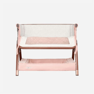 Tutti Bambini CoZee Luxe Mini Me Crib in Walnut Blush (1)
