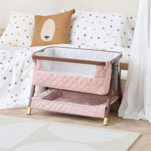 Tutti Bambini CoZee Luxe Mini Me Crib in Walnut Blush (5)