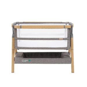 Tutti bambini cozee xl bedside crib & cot oak charcoal (9)