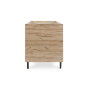 Tutti bambini como cot bed distressed oak slate grey (14)