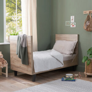 Tutti bambini como cot bed distressed oak slate grey (4)