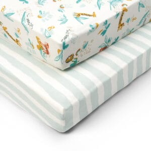 Tutti Bambini Cot Bed Fitted Sheets 2pk - Run Wild