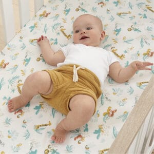 Tutti Bambini Cot Bed Fitted Sheets 2pk Run Wild