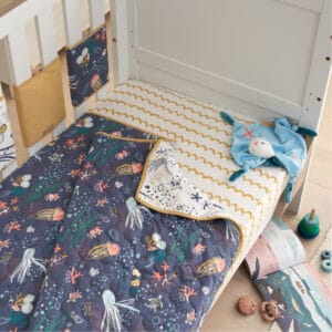 Tutti Bambini Cot & Cot Bed Coverlet Our Planet (1)