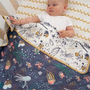 Tutti Bambini Cot & Cot Bed Coverlet Our Planet