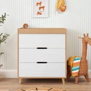 Tutti bambini fika 2 piece room set white light oak (6)