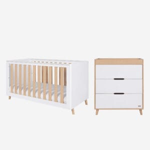 Tutti bambini fika 2 piece room set white light oak (7)