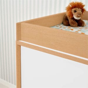 Tutti bambini fika chest changer white light oak (2)