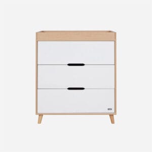 Tutti bambini fika chest changer white light oak 1