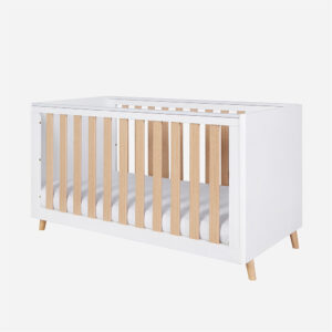Tutti bambini fika cot bed white light oak (1) 1
