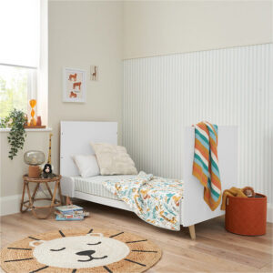 Tutti bambini fika cot bed white light oak (2)