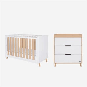 Tutti bambini fika mini 2 piece room set white light oak (7)