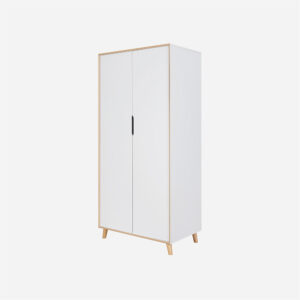 Tutti bambini fika wardrobe white light oak (1) 1
