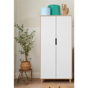 Tutti Bambini Fika Wardrobe - White/Light Oak