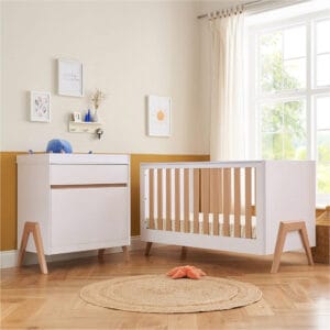 Tutti Bambini Fuori 2 Piece Room Set - White/Light Oak