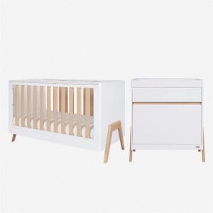 Tutti bambini fuori 2 piece roomset white light oak 1