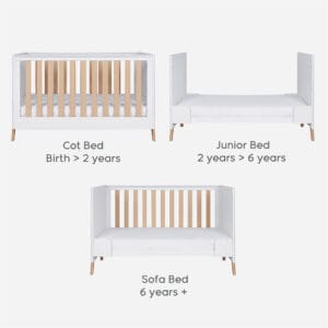 Tutti bambini fuori 3 piece roomset white light oak (3)