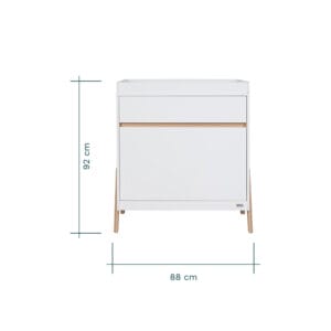 Tutti bambini fuori chest changer white light oak (2) 1