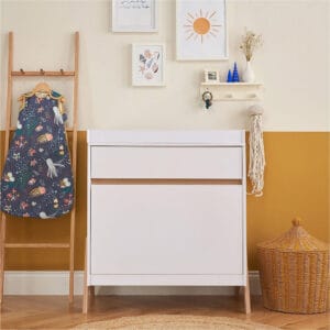 Tutti Bambini Fuori Chest Changer - White/Light Oak