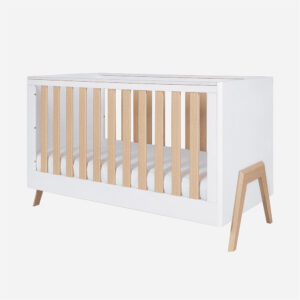 Tutti bambini fuori cot bed white light oak 1