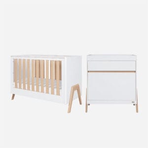 Tutti bambini fuori mini 2 piece roomset white light oak 1