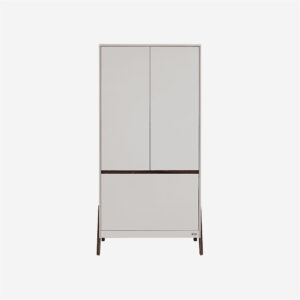 Tutti bambini fuori wardrobe white sand warm walnut 1