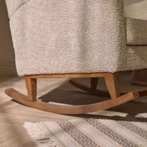 Tutti bambini harper wingback rocking chair & foot stool teddy mushroom (2)