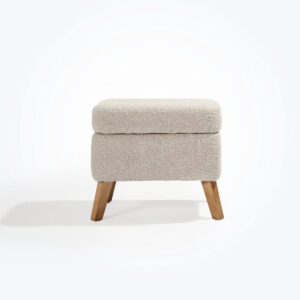 Tutti bambini harper wingback rocking chair & foot stool teddy mushroom (3)