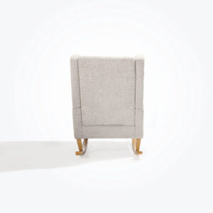 Tutti bambini harper wingback rocking chair & foot stool teddy mushroom (8)