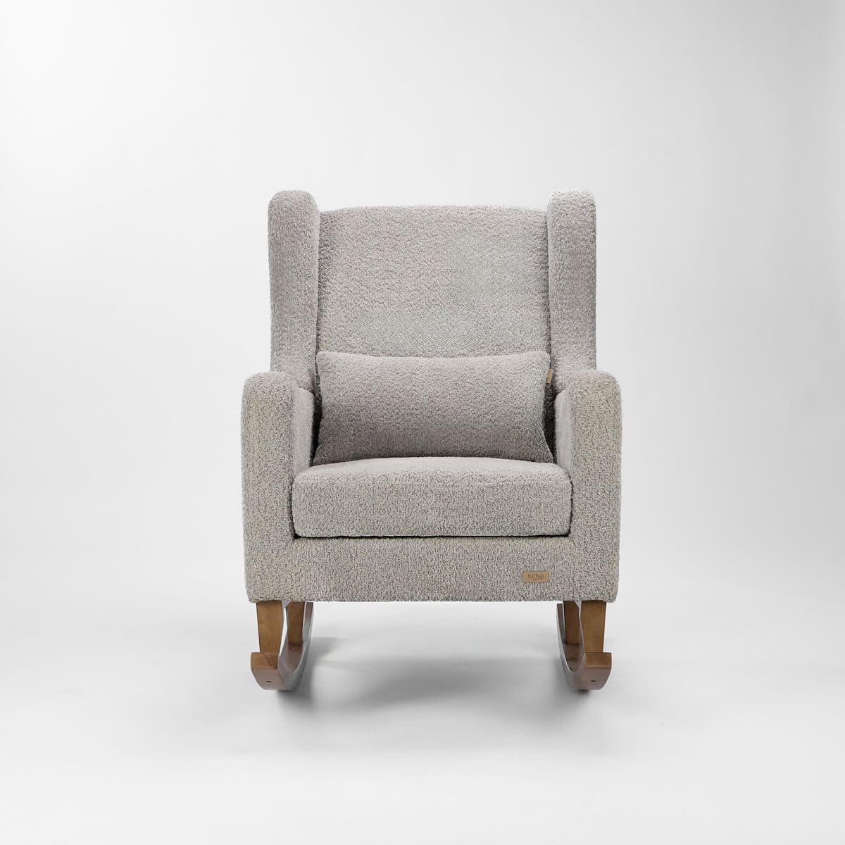 Tutti Bambini Harper Wingback Rocking Chair and Footstool Cloud Grey (4)