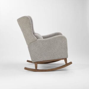 Tutti Bambini Harper Wingback Rocking Chair and Footstool Cloud Grey (5)