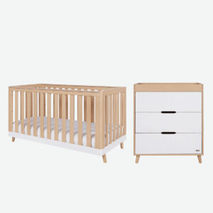 Tutti bambini hygge 2 piece room set white & light oak